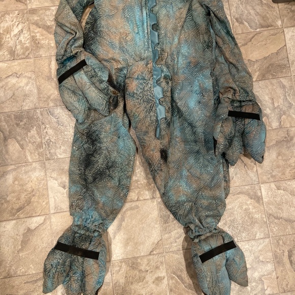 VINTAGE DISNEY STORE ALADAR DINOSAUR MOVIE COSTUME Sz 8-10 jurassic park - Picture 5 of 7